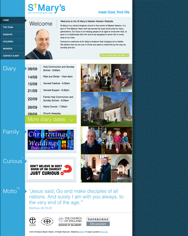 St Marys Maiden Newton Homepage