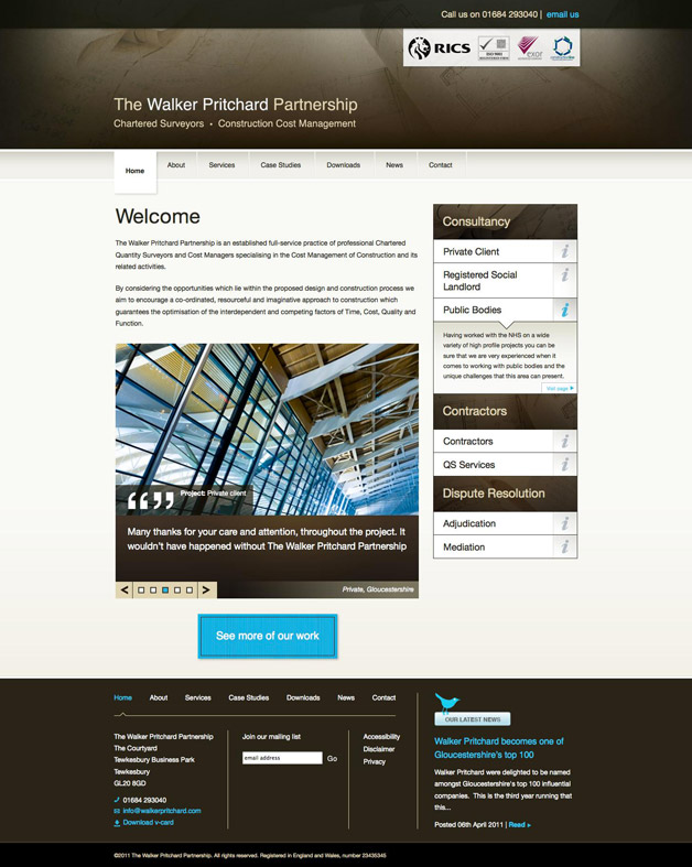 Walker Pritchard - Home page
