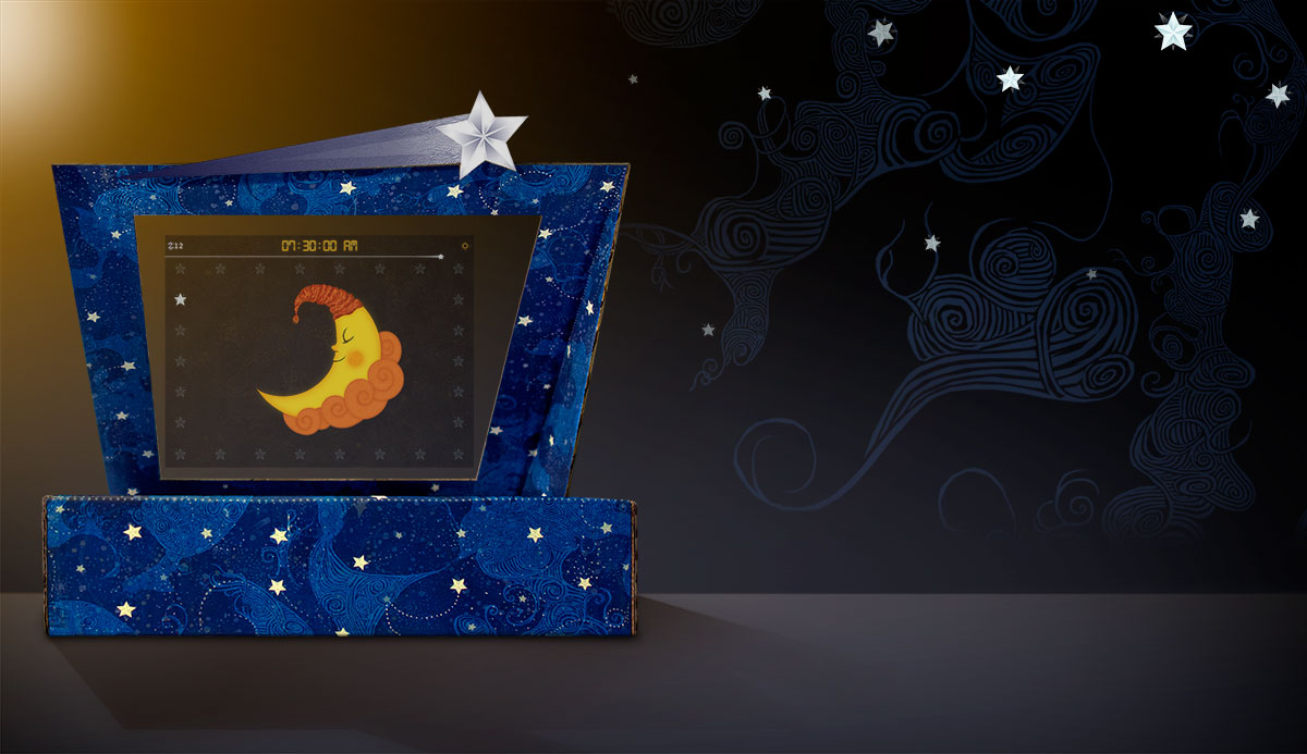 Cardboard tablet stand with an optional hologram viewer